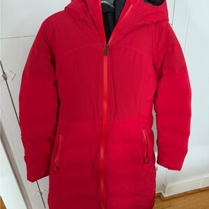 lululemon athletica Red Puffer Jacket